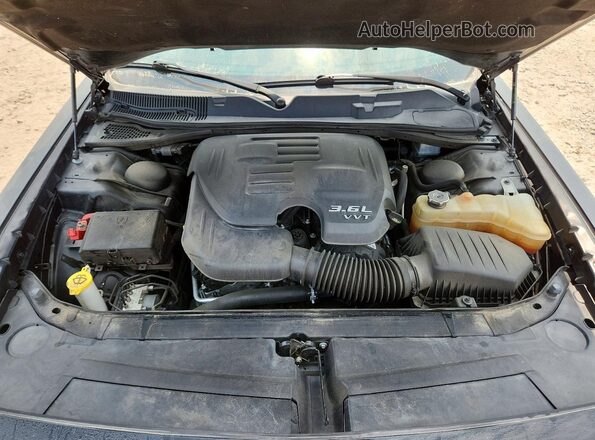 2C3CDZKG7NH243005 2022 DODGE CHALLENGER Black უკანა სალონის ხედი