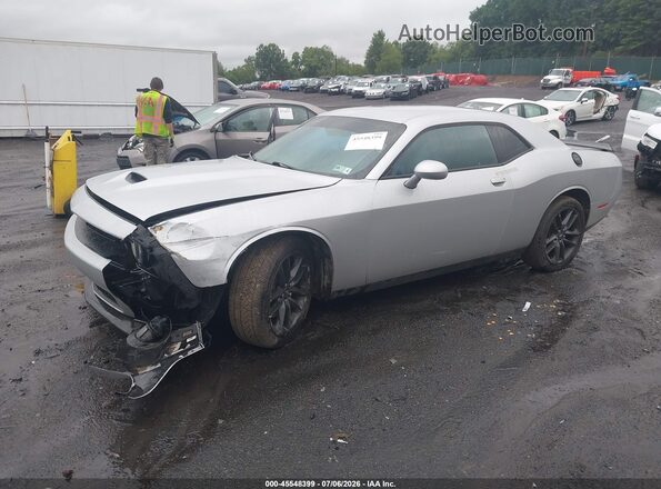2C3CDZKG8NH156729 2022 DODGE CHALLENGER Silver Przód lewy