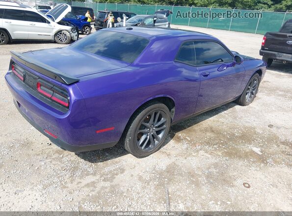 2C3CDZKG8PH682748 2023 DODGE CHALLENGER Purple Trasero derecho