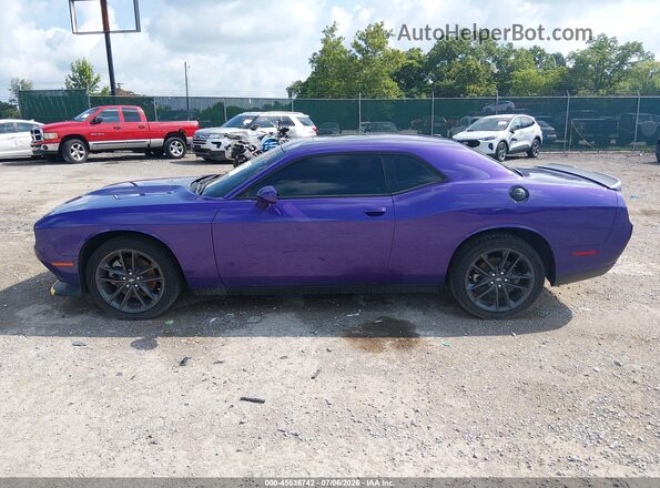 2C3CDZKG8PH682748 2023 DODGE CHALLENGER Purple Vista interior de 360 grados