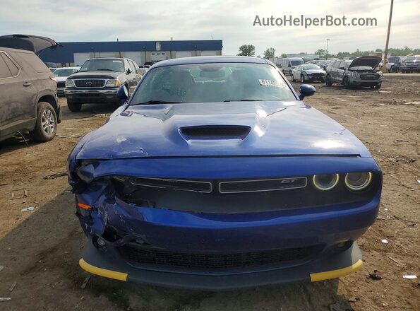 2C3CDZKG9KH522211 2019 DODGE CHALLENGER Синий Вид спереди