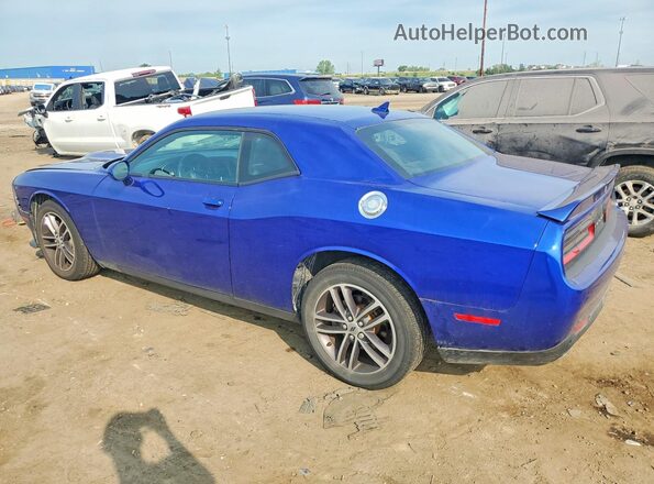 2C3CDZKG9KH522211 2019 DODGE CHALLENGER Синий Задняя левая четверть
