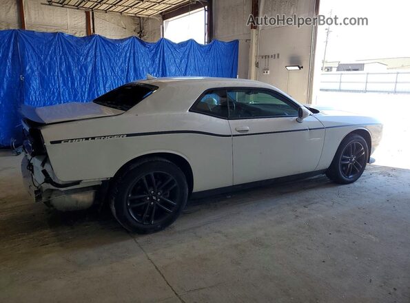 2C3CDZKG9KH558125 2019 DODGE CHALLENGER White უკანა მარჯვენა