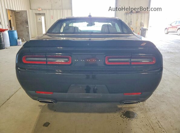 2C3CDZKG9NH211219 2022 DODGE CHALLENGER Black Հետևի տեսք