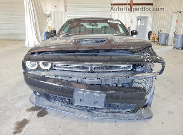 2C3CDZKG9NH211219 2022 DODGE CHALLENGER Black Դիմացի տեսք
