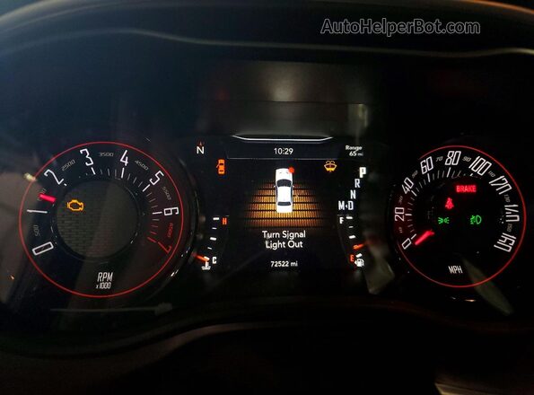 2C3CDZKGXKH570512 2019 DODGE CHALLENGER Черный Вид щитка приборов
