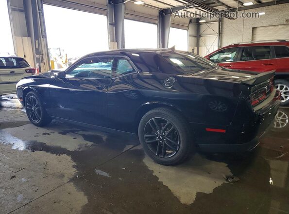 2C3CDZKGXKH570512 2019 DODGE CHALLENGER Черный Задняя левая четверть