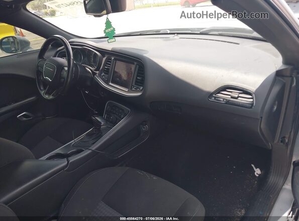 2C3CDZKGXLH207113 2020 DODGE CHALLENGER Gray Widok wnętrza z przodu
