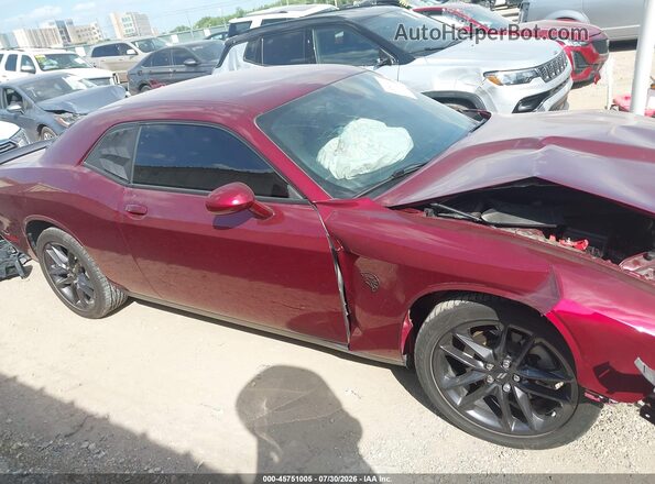 2C3CDZKGXMH635782 2021 DODGE CHALLENGER Maroon Панорамний вид салону 360°