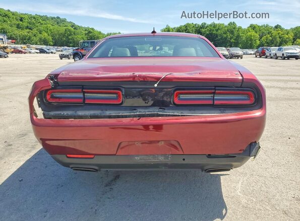 2C3CDZKGXPH618310 2023 DODGE CHALLENGER Красный Вид сзади