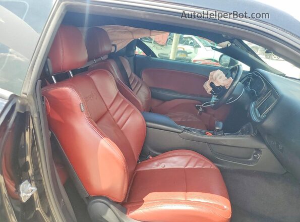 2C3CDZL93KH502424 2019 DODGE CHALLENGER Black Вид задніх сидінь