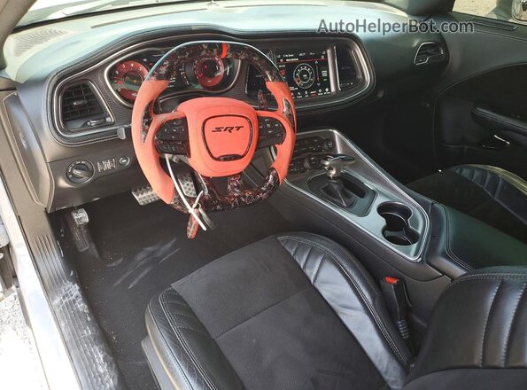 2C3CDZL96MH567433 2021 DODGE CHALLENGER Gray Dashboard view