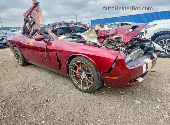2C3CDZL99KH529854 2019 DODGE CHALLENGER Burgundy Przód prawy