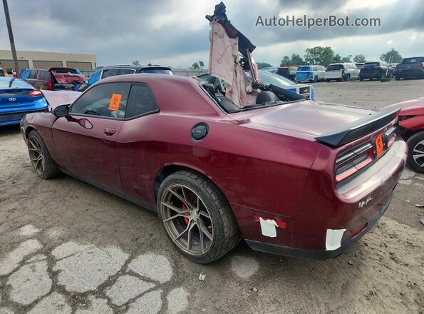 2C3CDZL99KH529854 2019 DODGE CHALLENGER Burgundy Tył lewy