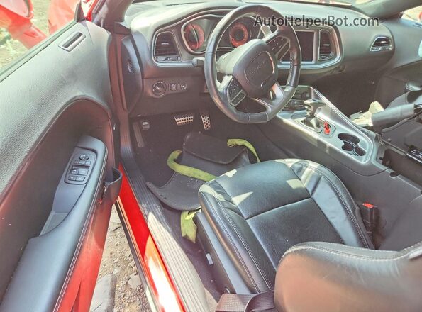 2C3CDZL99KH638301 2019 DODGE CHALLENGER Red Առջևի վահանակի տեսք