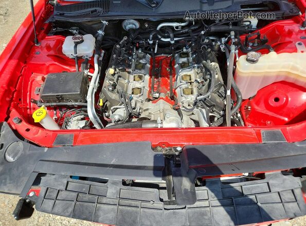 2C3CDZL99KH638301 2019 DODGE CHALLENGER Red Սալոնի հետևի տեսք