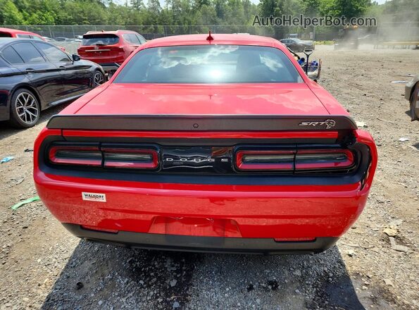 2C3CDZL99KH638301 2019 DODGE CHALLENGER Red Հետևի տեսք