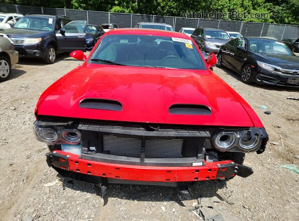 2C3CDZL99KH638301 2019 DODGE CHALLENGER Red Դիմացի տեսք