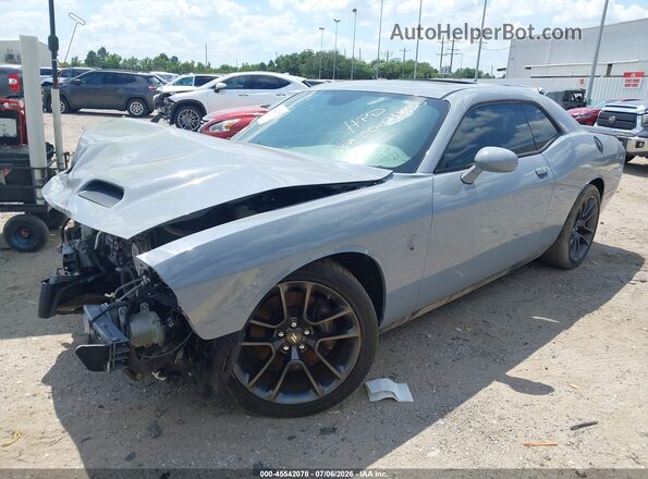 2C3CDZL9XNH168056 2022 DODGE CHALLENGER Серый Передняя левая четверть