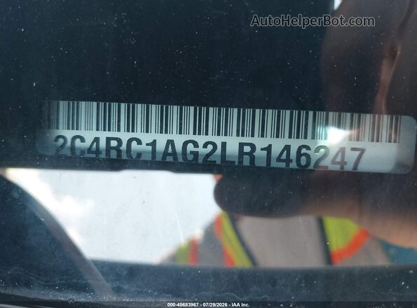 2C4RC1AG2LR146247 2020 CHRYSLER VOYAGER White Widok komory silnika