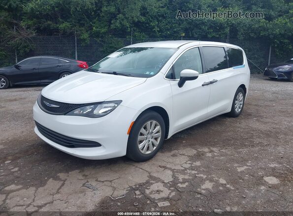 2C4RC1AG4LR193201 2020 CHRYSLER VOYAGER White Vista tres cuartos delantera izquierda