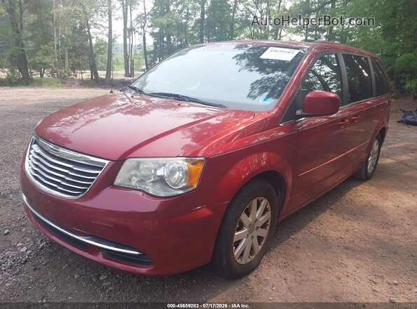 2C4RC1AG5GR105097 2016 CHRYSLER TOWN & COUNTRY Burgundy Vista tres cuartos delantera izquierda