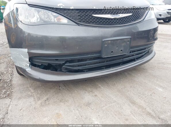2C4RC1AGXJR355877 2018 CHRYSLER PACIFICA Gray Դիմացի տեսք