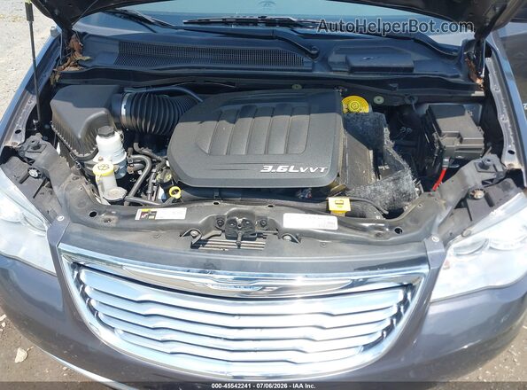 2C4RC1BG0GR205199 2016 CHRYSLER TOWN & COUNTRY Gray Вид ззаду