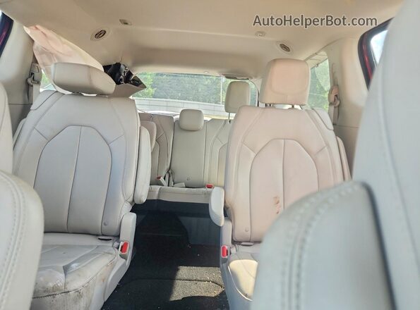 2C4RC1BG0HR512227 2017 CHRYSLER PACIFICA Burgundy Rear seats view