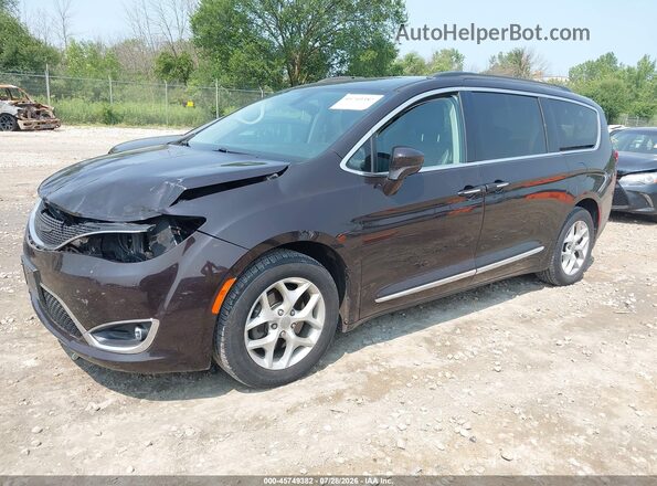 2C4RC1BG0HR656442 2017 CHRYSLER PACIFICA Black Առջևի ձախ երեք քառորդ տեսարան