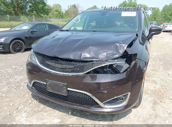 2C4RC1BG0HR656442 2017 CHRYSLER PACIFICA Black Դիմացի տեսք