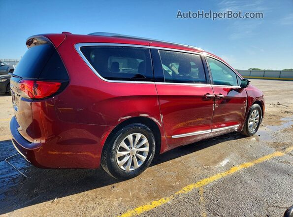 2C4RC1BG0JR149319 2018 CHRYSLER PACIFICA Maroon Tył prawy