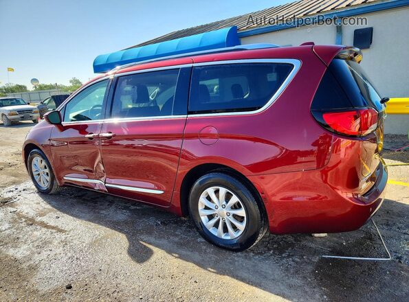 2C4RC1BG0JR149319 2018 CHRYSLER PACIFICA Maroon Tył lewy