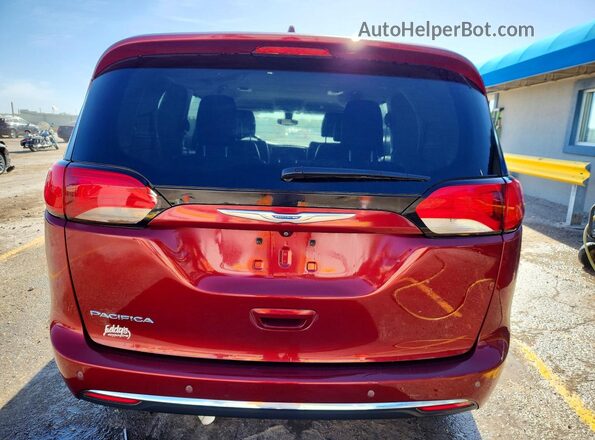2C4RC1BG0JR149319 2018 CHRYSLER PACIFICA Maroon Widok z tyłu