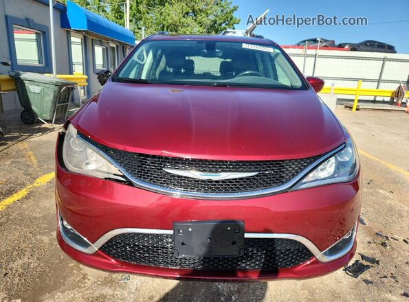 2C4RC1BG0JR149319 2018 CHRYSLER PACIFICA Maroon Widok wnętrza 360 stopni