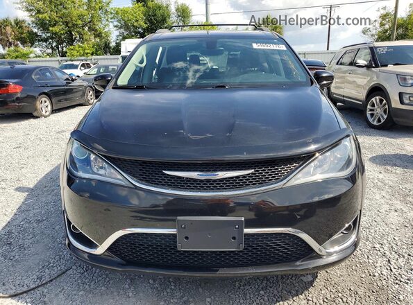 2C4RC1BG0JR217781 2018 CHRYSLER PACIFICA Black Դիմացի տեսք
