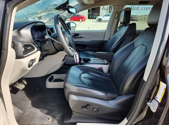 2C4RC1BG0NR142277 2022 CHRYSLER PACIFICA Black Widok wnętrza z przodu
