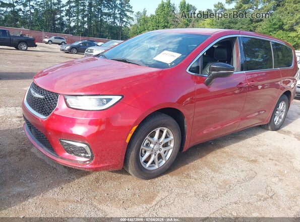 2C4RC1BG0TR177527 2026 CHRYSLER PACIFICA Maroon Առջևի ձախ երեք քառորդ տեսարան