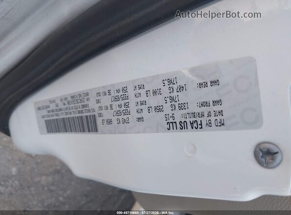 2C4RC1BG1GR141500 2016 CHRYSLER TOWN & COUNTRY White Вид підкапотного простору