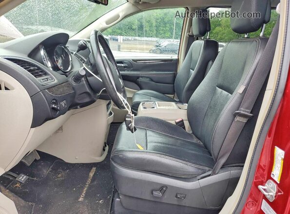 2C4RC1BG1GR287153 2016 CHRYSLER TOWN Red Widok wnętrza z przodu