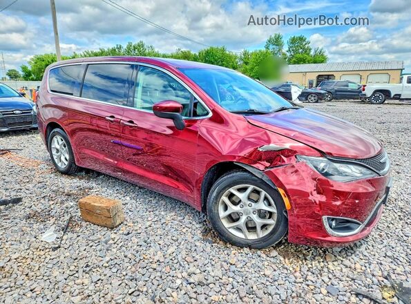 2C4RC1BG1HR768554 2017 CHRYSLER PACIFICA Темно-бордовый Передняя правая четверть