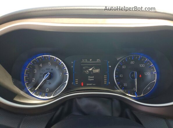 2C4RC1BG1HR816117 2017 CHRYSLER PACIFICA White Widok zestawu wskaźników