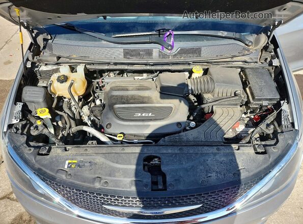 2C4RC1BG1JR333409 2018 CHRYSLER PACIFICA Серебряный Вид подкапотного пространства