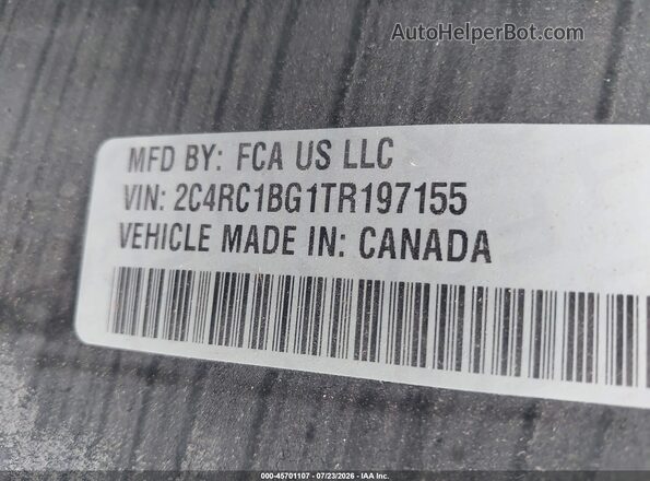 2C4RC1BG1TR197155 2026 CHRYSLER PACIFICA Black Engine compartment view