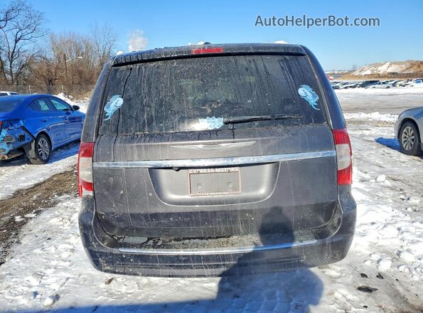 2C4RC1BG2GR111177 2016 CHRYSLER TOWN Black უკანა ხედი