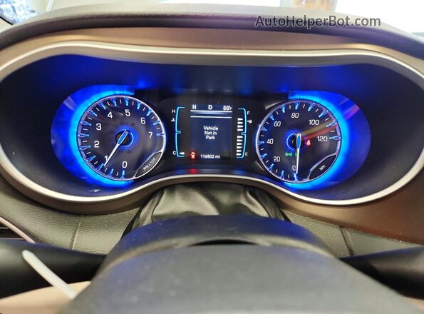 2C4RC1BG2HR527392 2017 CHRYSLER PACIFICA Gray Vista del cuadro de instrumentos