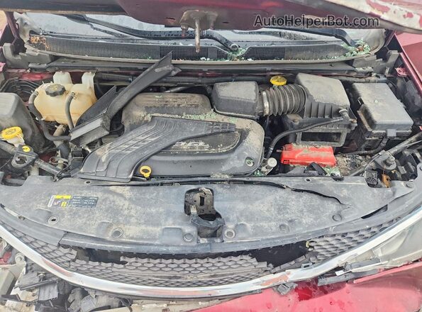 2C4RC1BG2HR595515 2017 CHRYSLER PACIFICA Red Engine compartment view