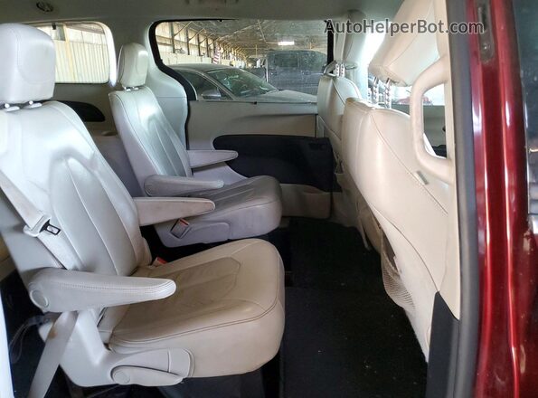 2C4RC1BG2HR835467 2017 CHRYSLER PACIFICA Burgundy Rear interior view