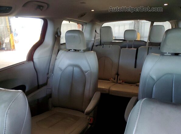 2C4RC1BG2HR835467 2017 CHRYSLER PACIFICA Burgundy Rear seats view