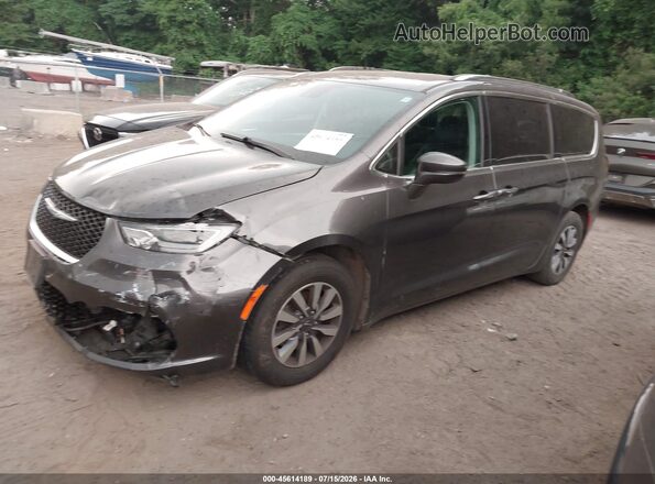 2C4RC1BG2MR502728 2021 CHRYSLER PACIFICA Серый Передняя левая четверть
